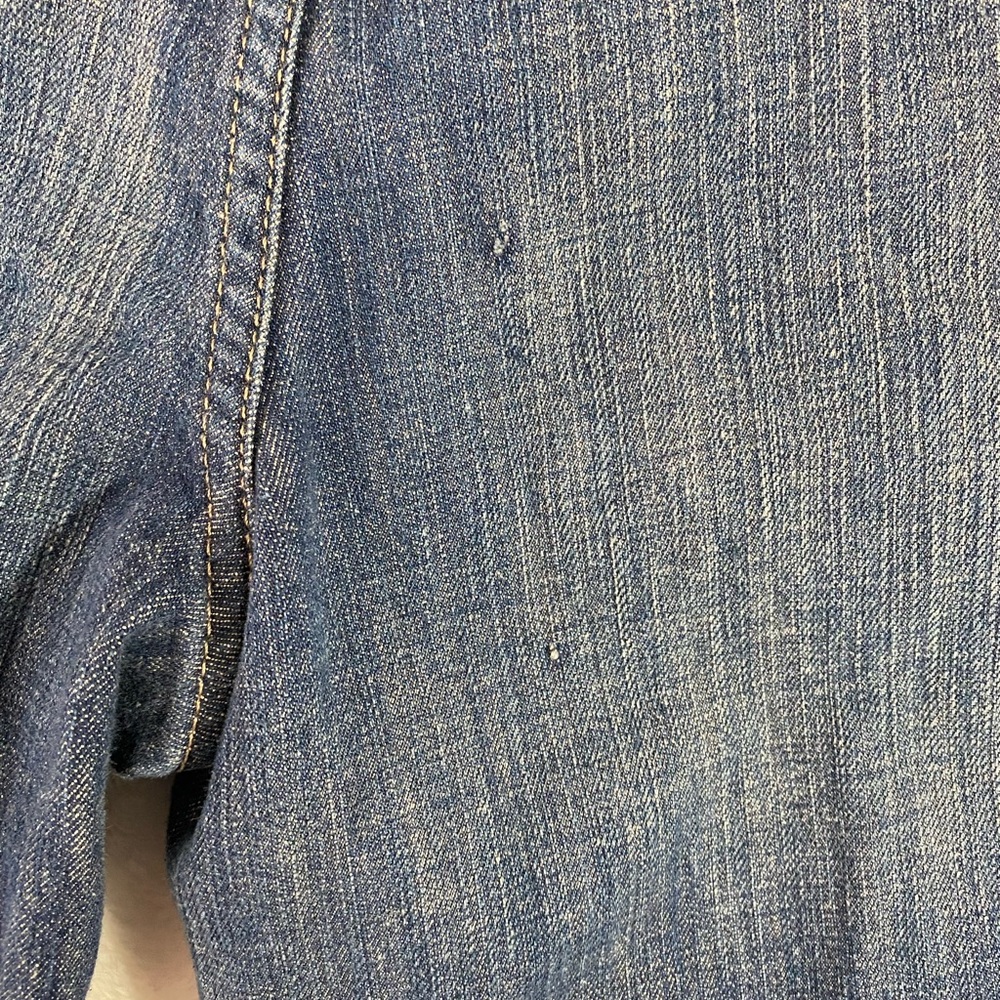 Mossimo Supply Co. Vintage Flare Wide Leg Jeans Floral Pocket Lining Size 17 - Picture 5 of 12